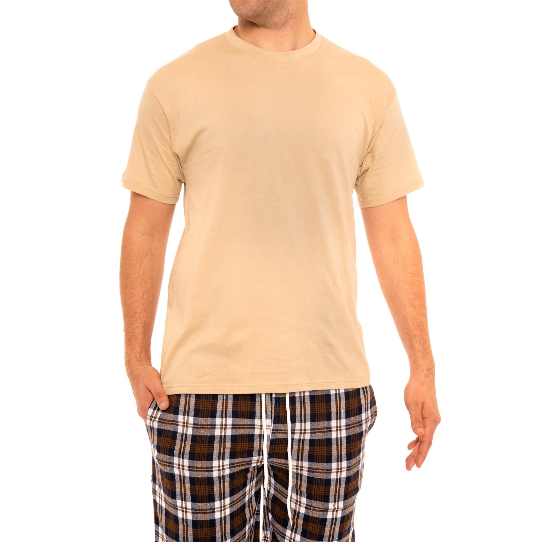Woven Checked Shorts Pyjamas