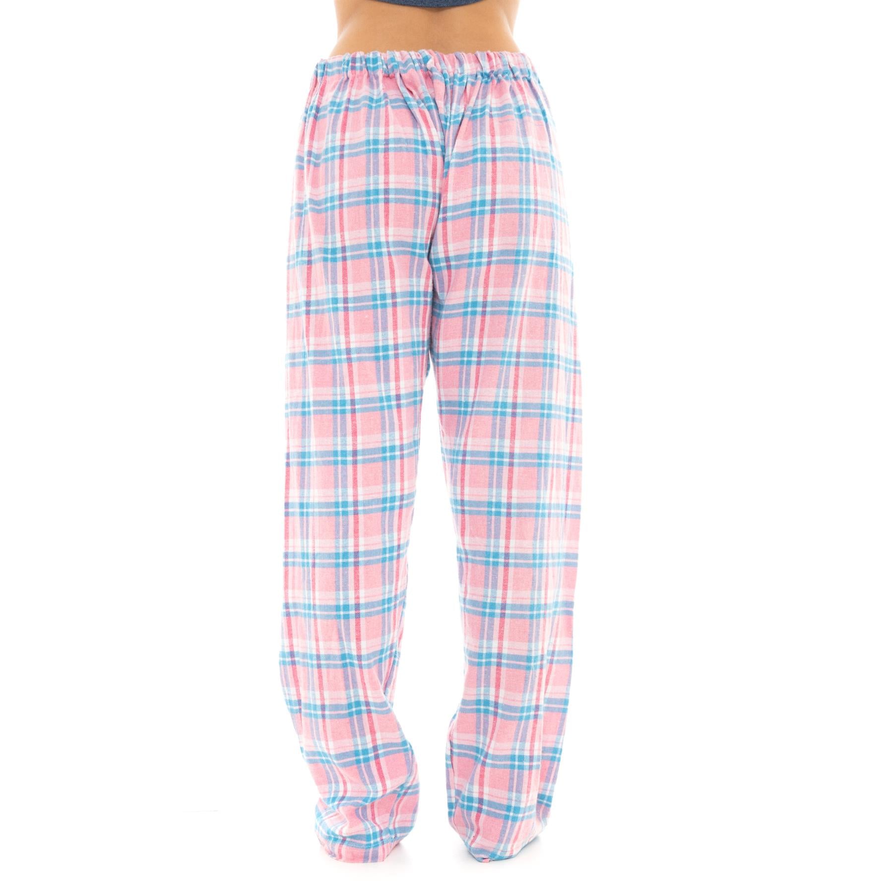 Pink/Blue Flannel Lounge Pants