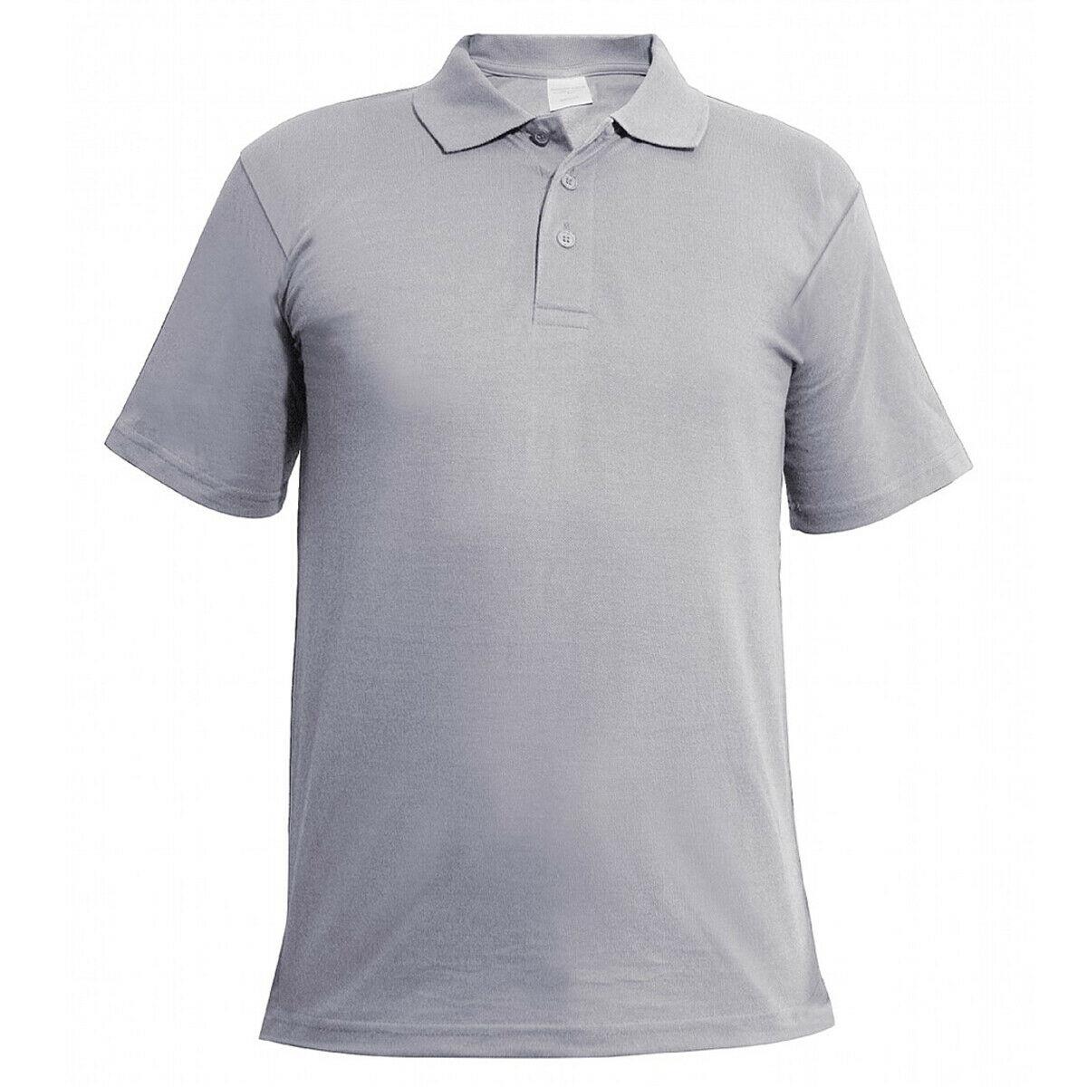 Charcoal Short Sleeve Polo T-Shirt