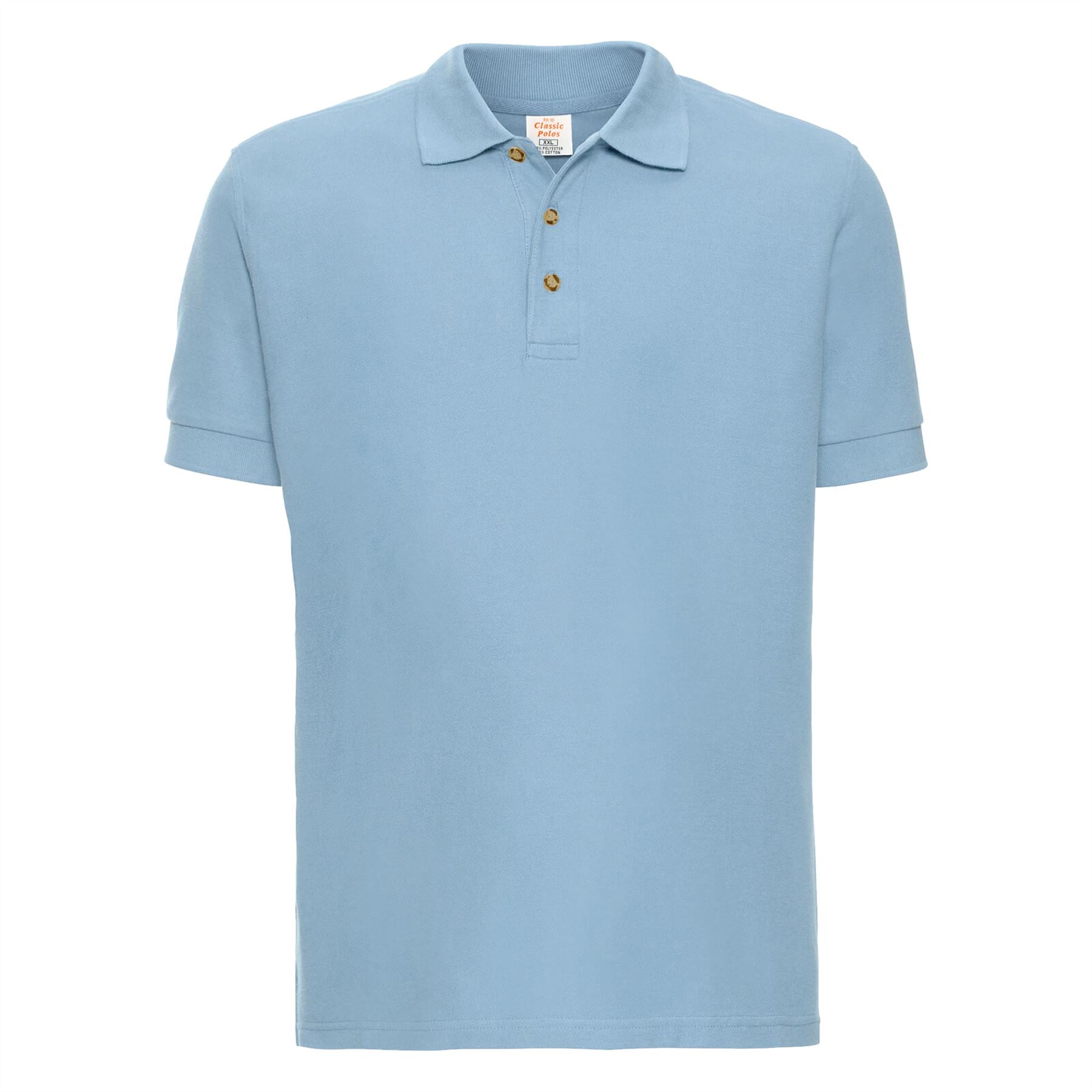 Heather Grey Short Sleeve Polo T-Shirt