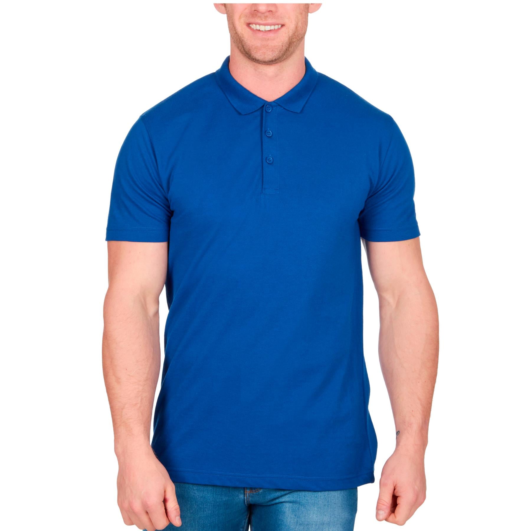 Sky Blue Short Sleeve Polo T-Shirt