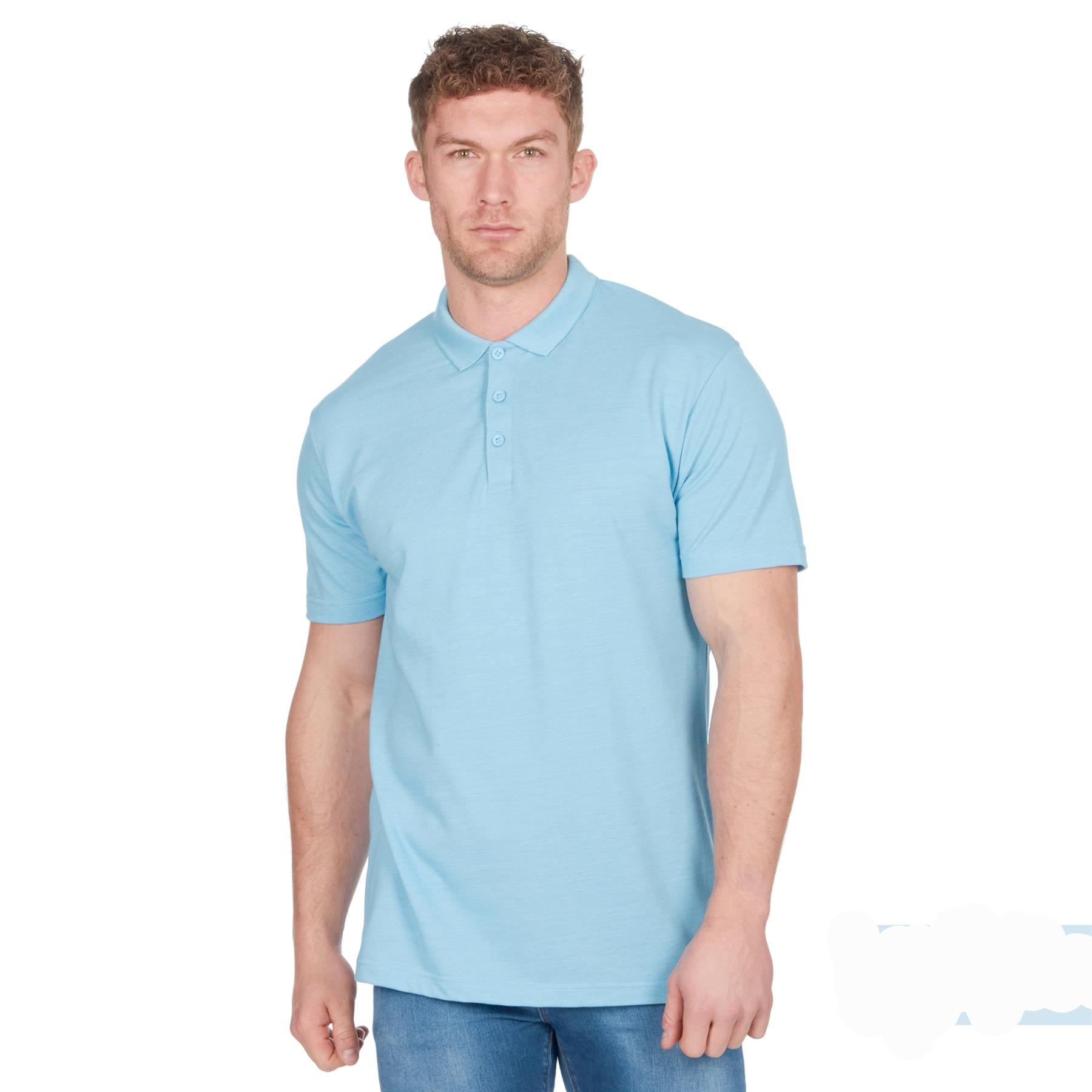 White Short Sleeve Polo T-Shirt