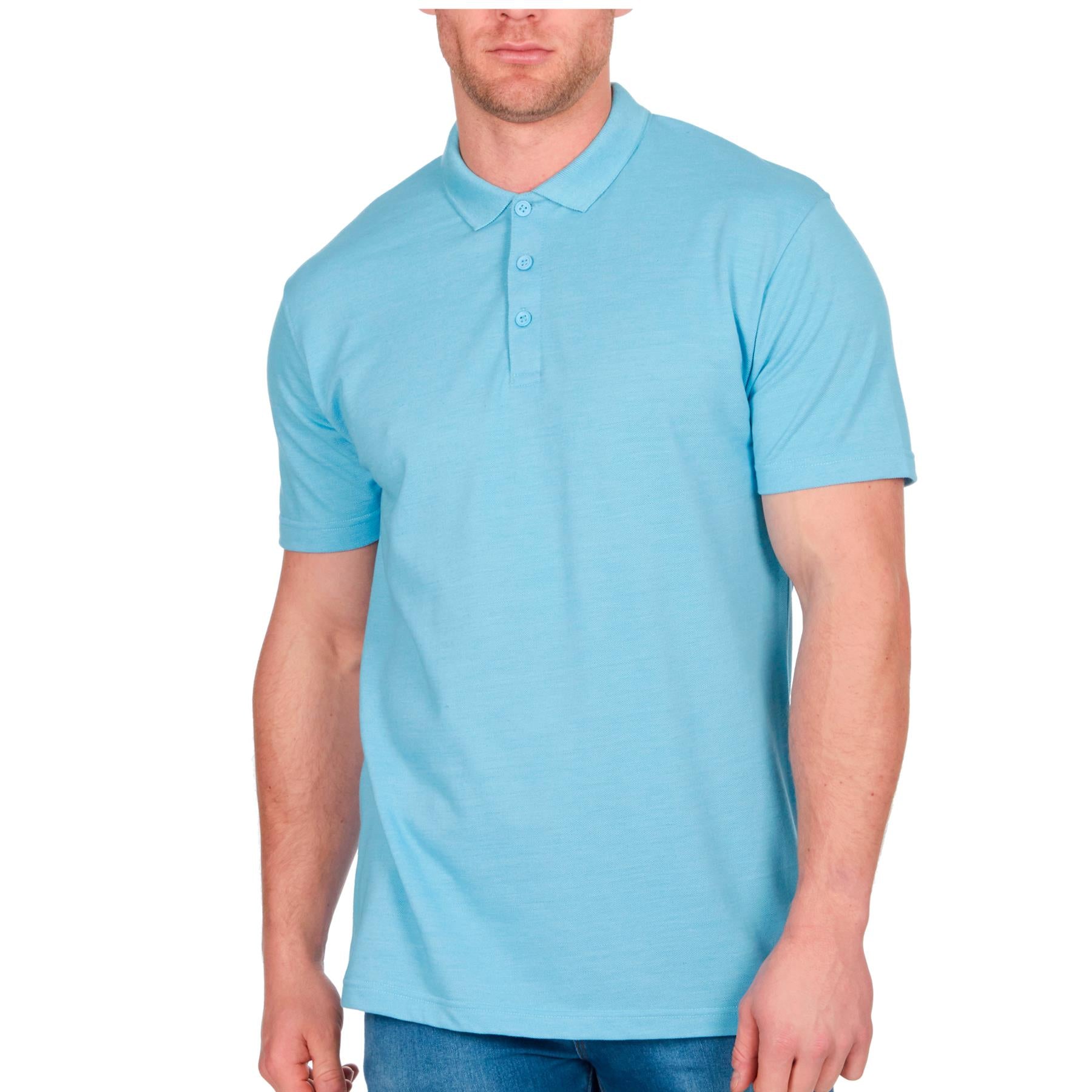 Sky Short Sleeve Polo T-Shirt