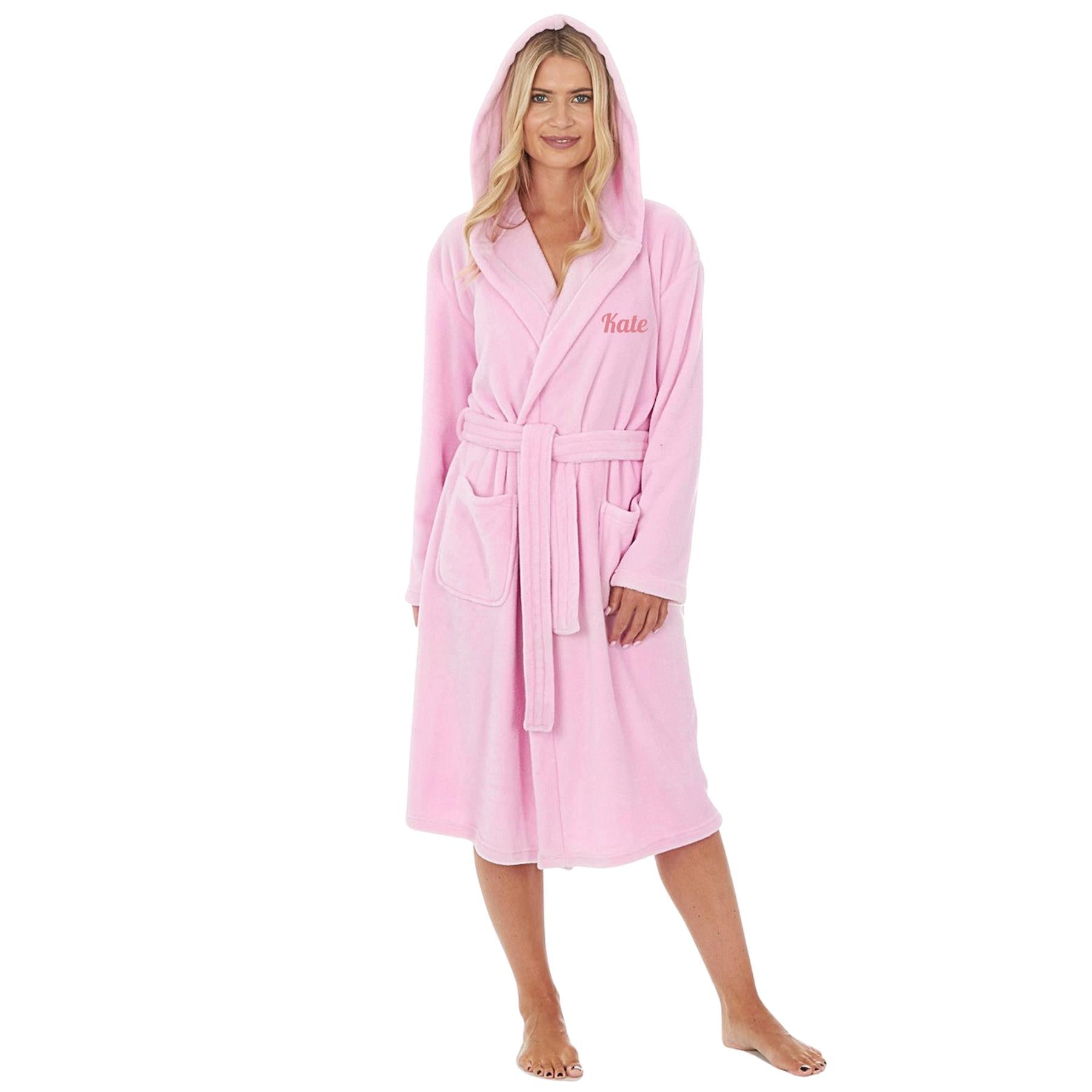 Baby Pink Coral Fleece Robe