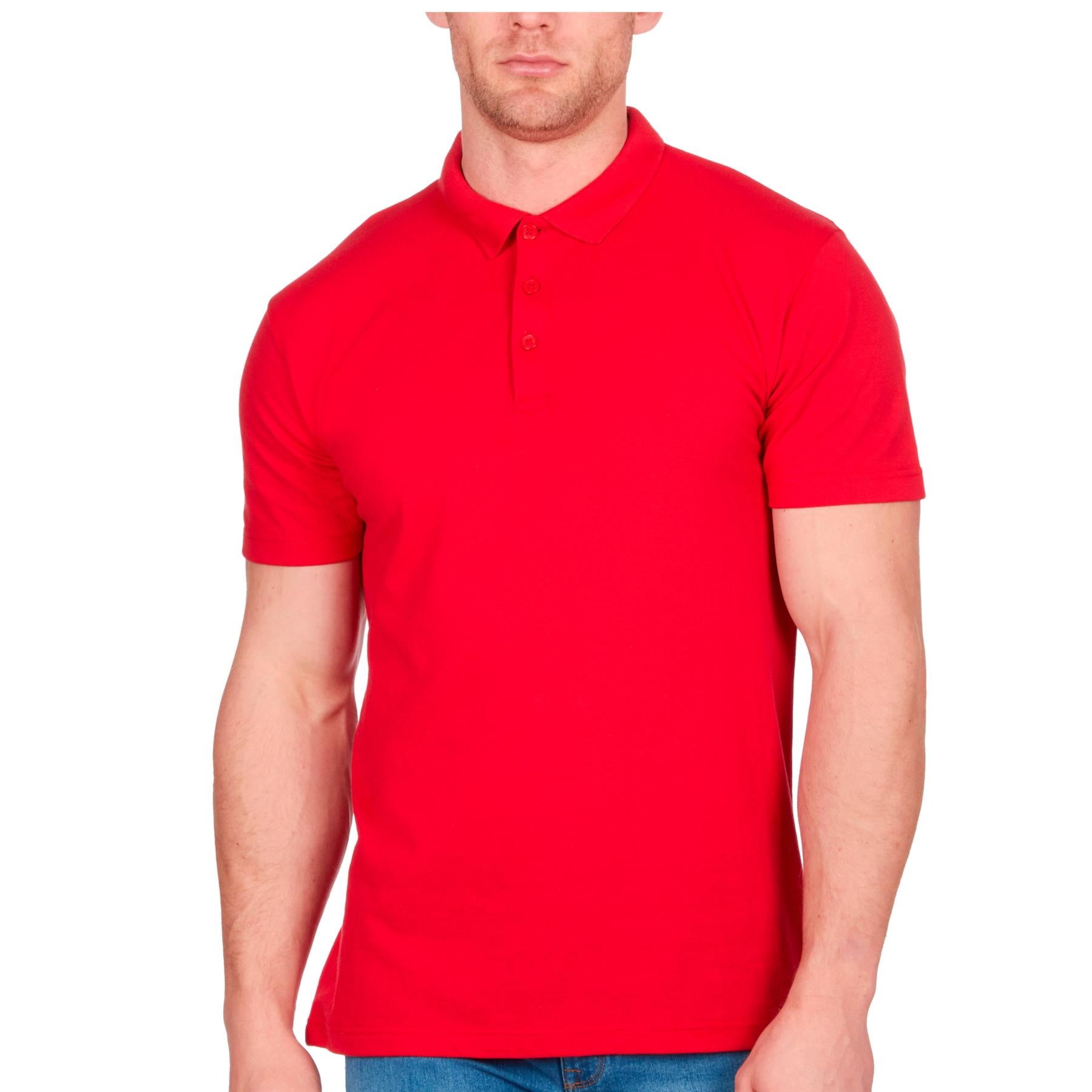 Red Short Sleeve Polo T-Shirt