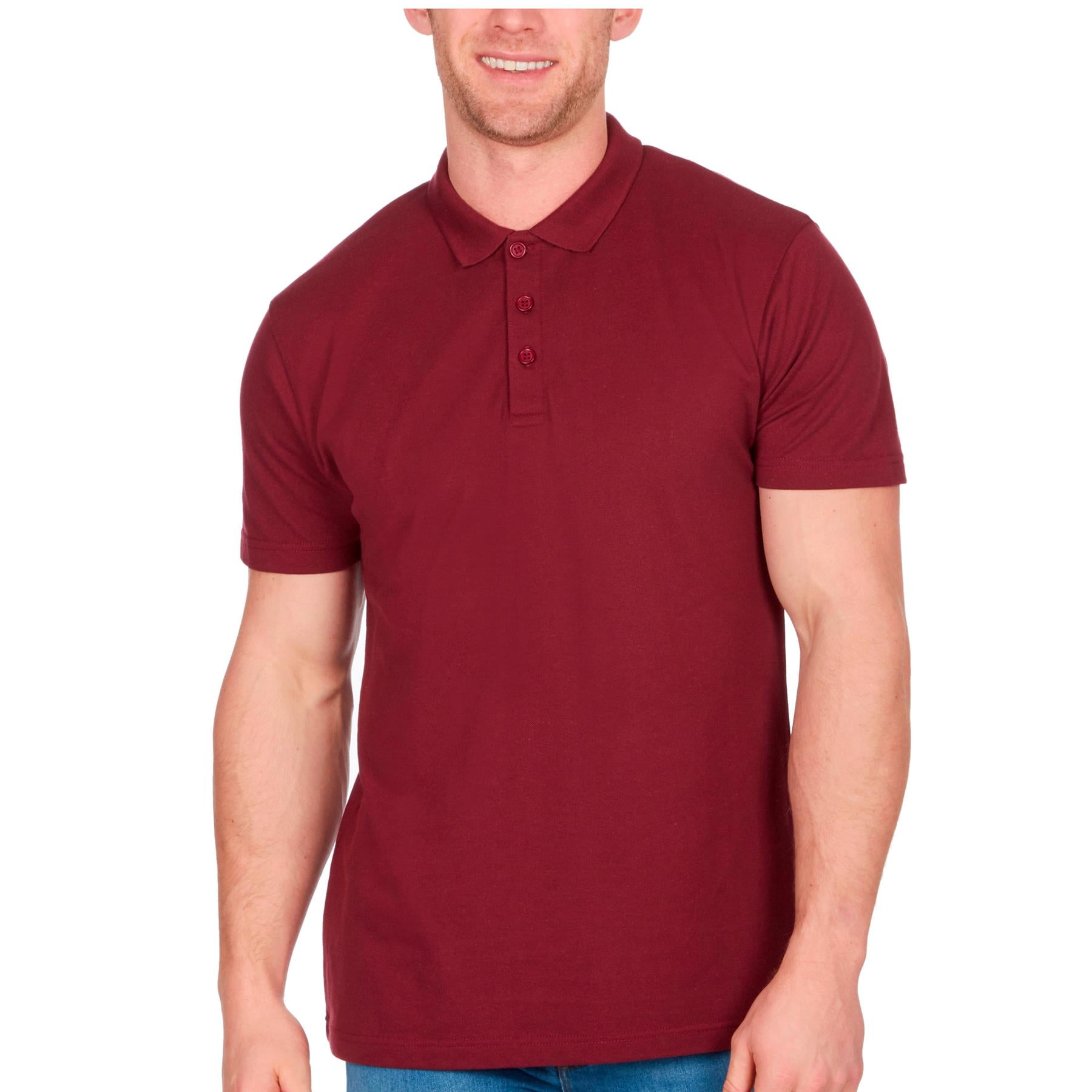 Red Short Sleeve Polo T-Shirt