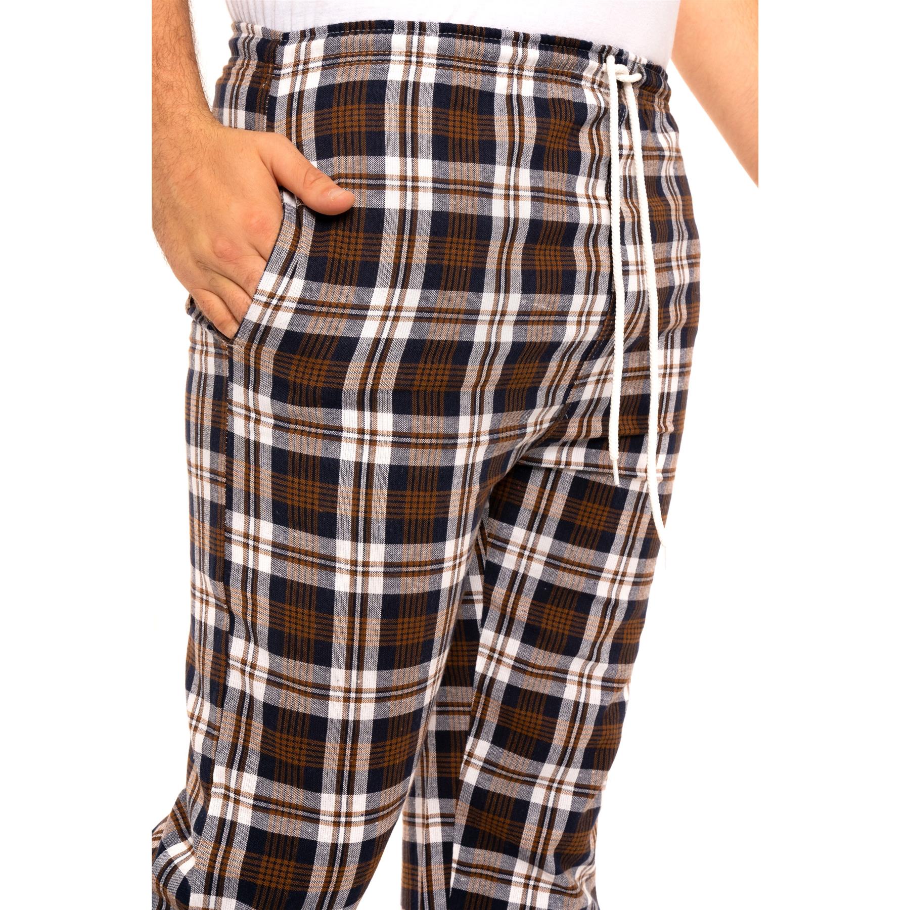 Blue/Red Woven Flannel Lounge Pants