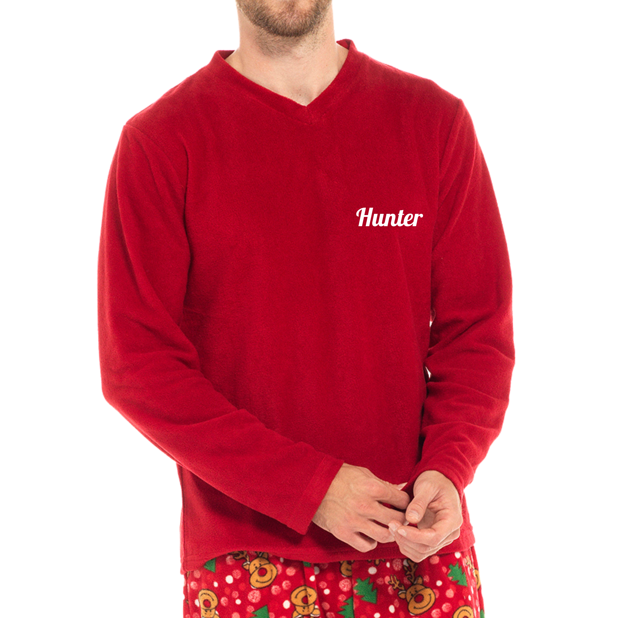 Red Mens Christmas Pyjamas
