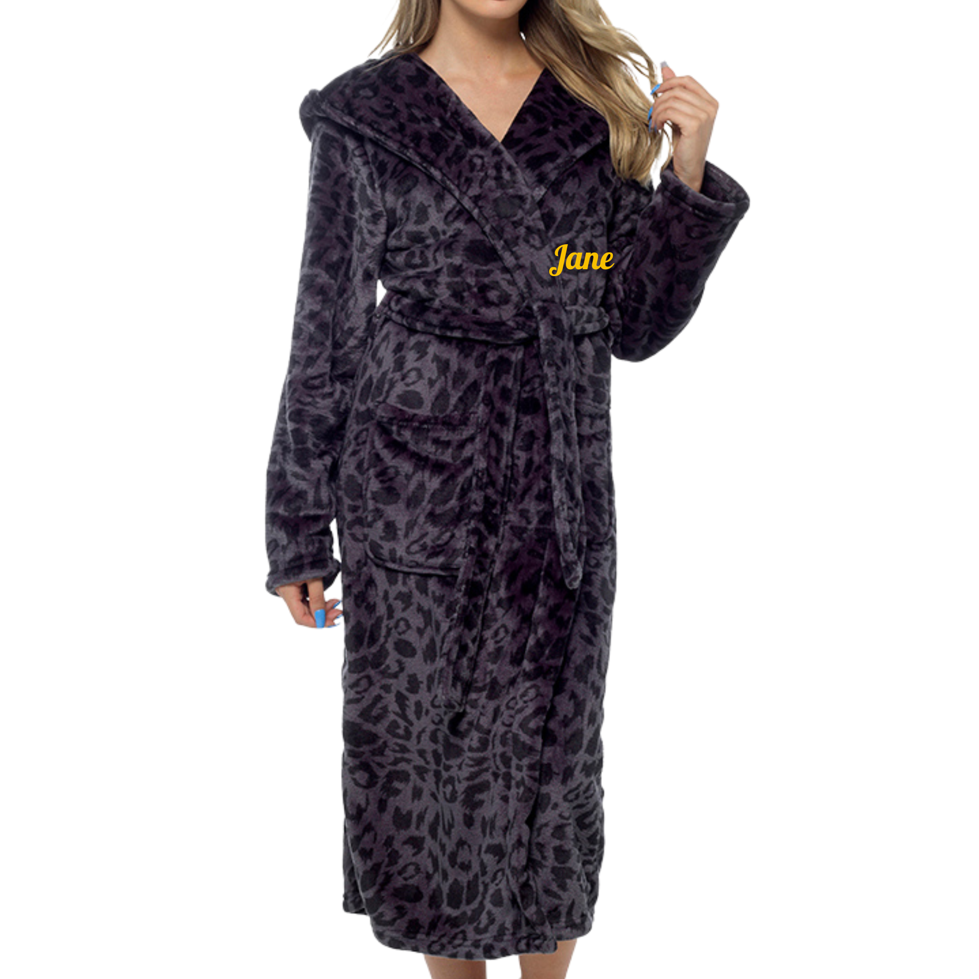 Panther Novelty Hooded Robe