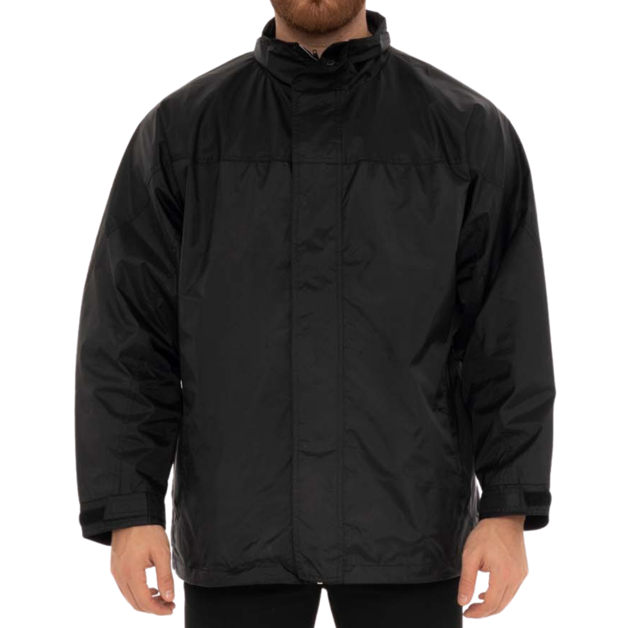Black Classic Nylon Jacket