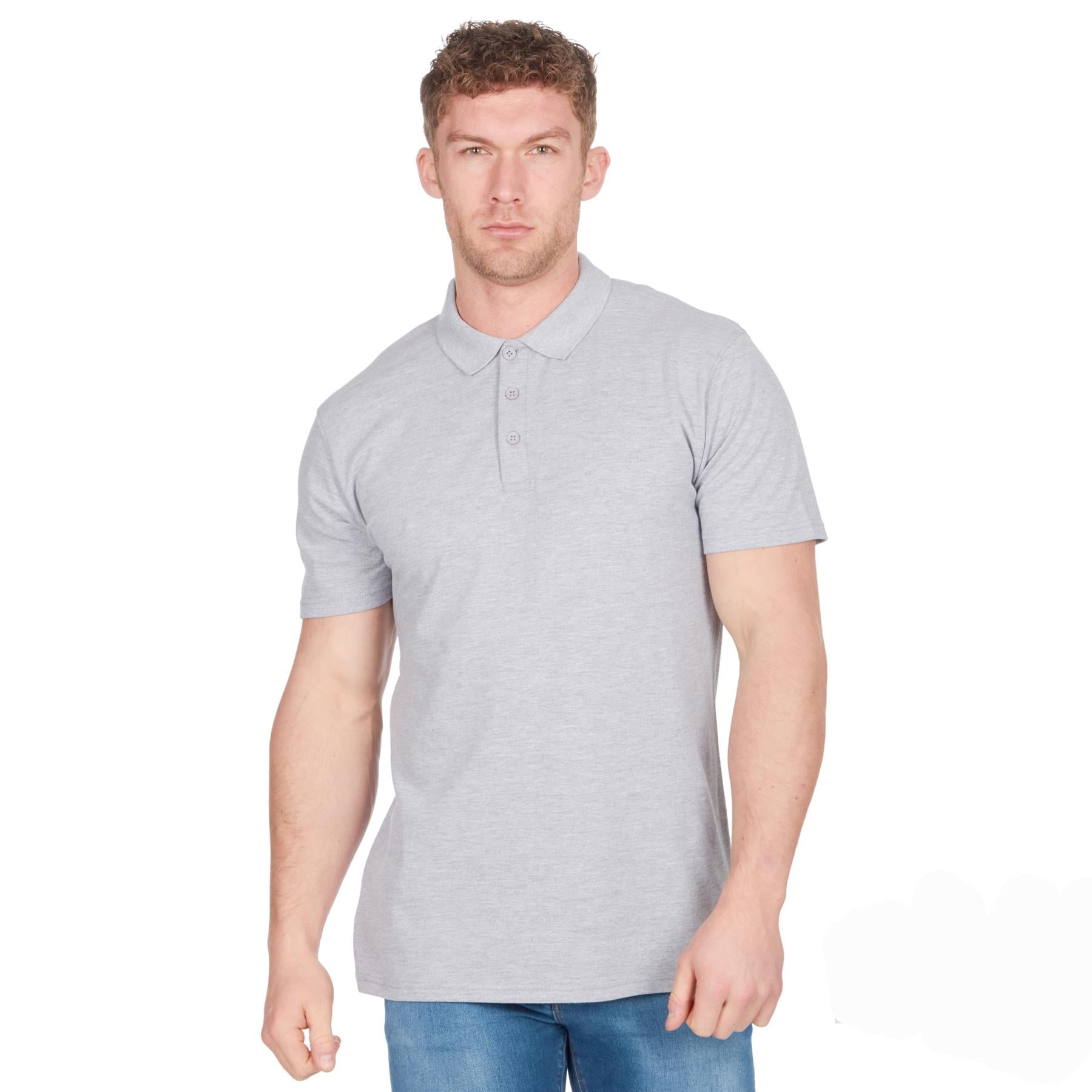 White Short Sleeve Polo T-Shirt