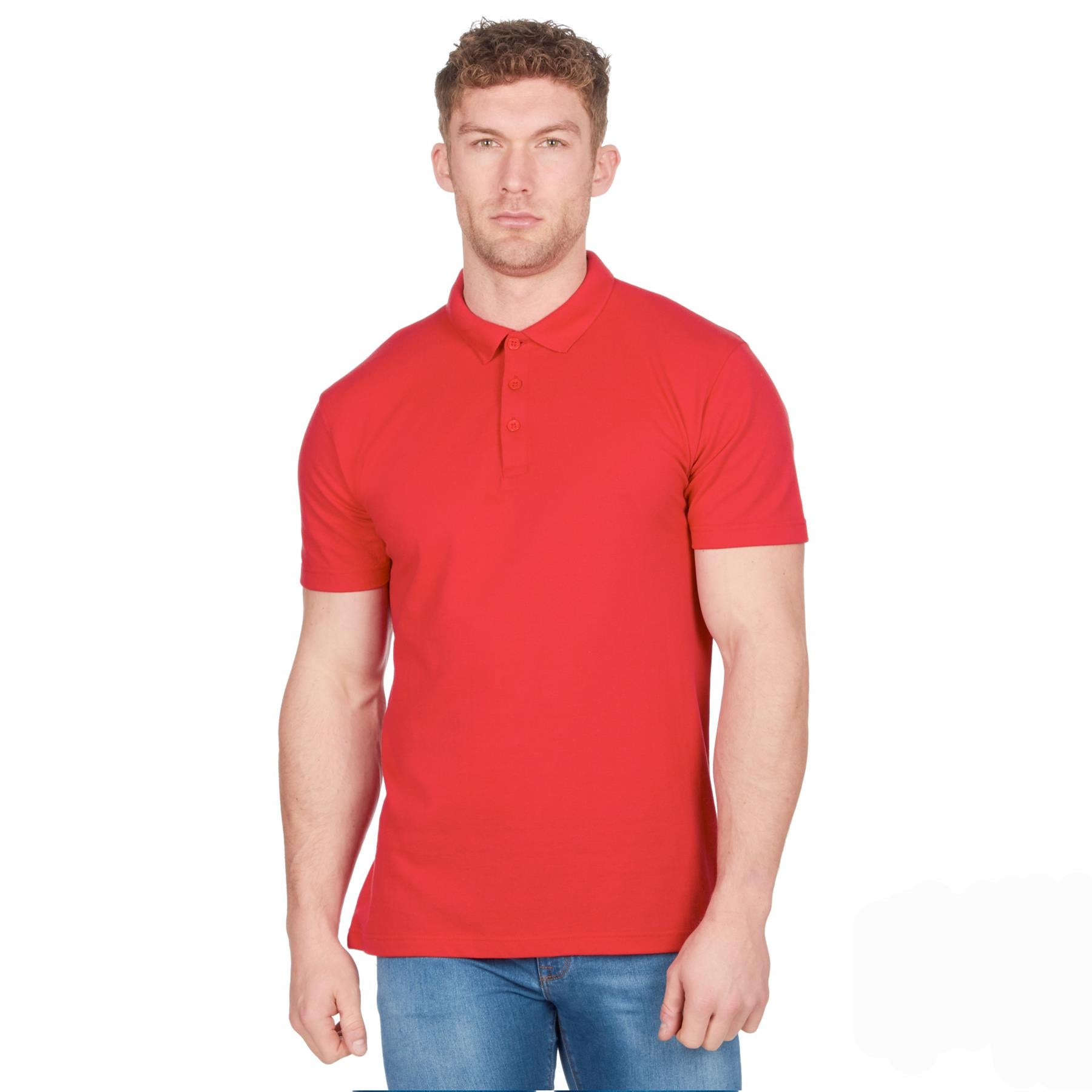 Red Short Sleeve Polo T-Shirt