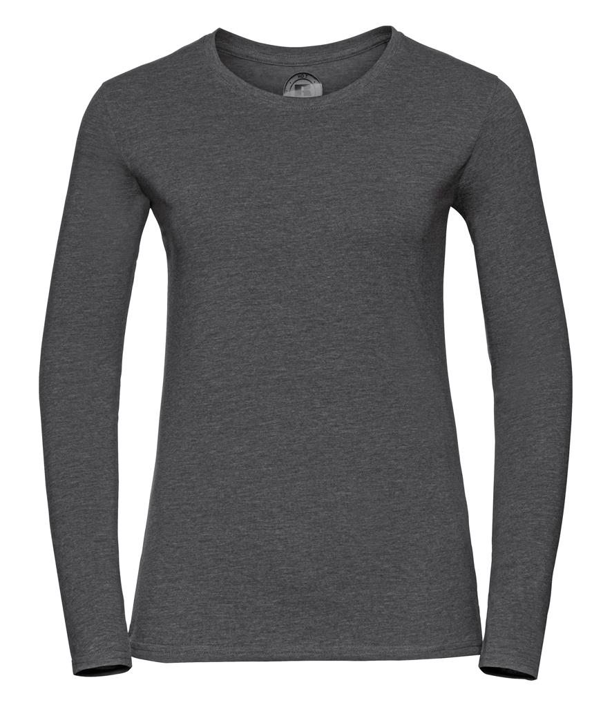 Silver Long Sleeve Fitted Top