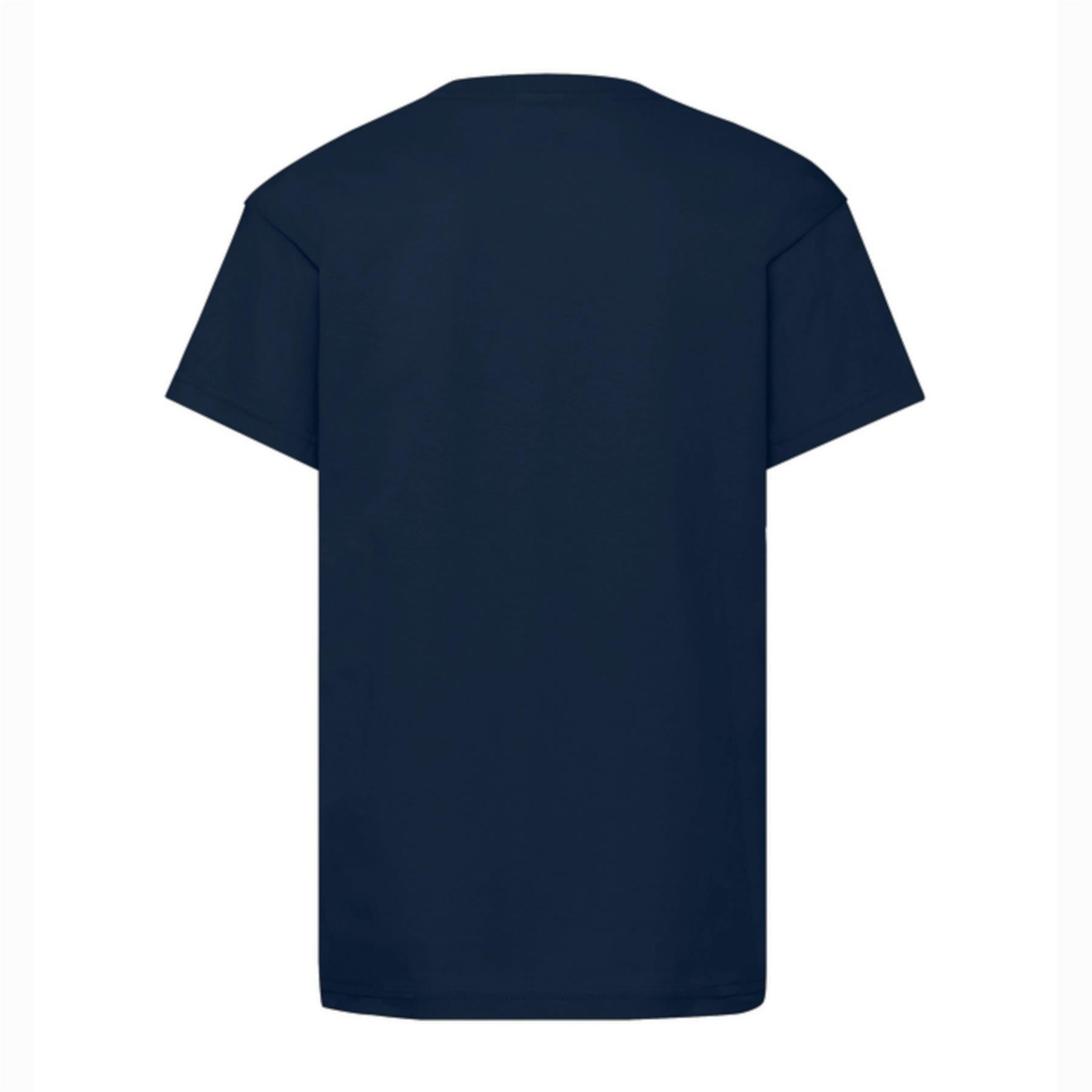 Unisex Navy Short Sleeve Plain T-Shirt