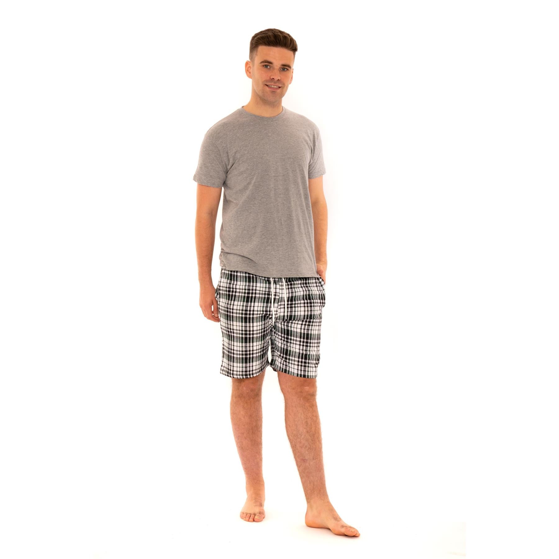 Woven Checked Shorts Pyjamas