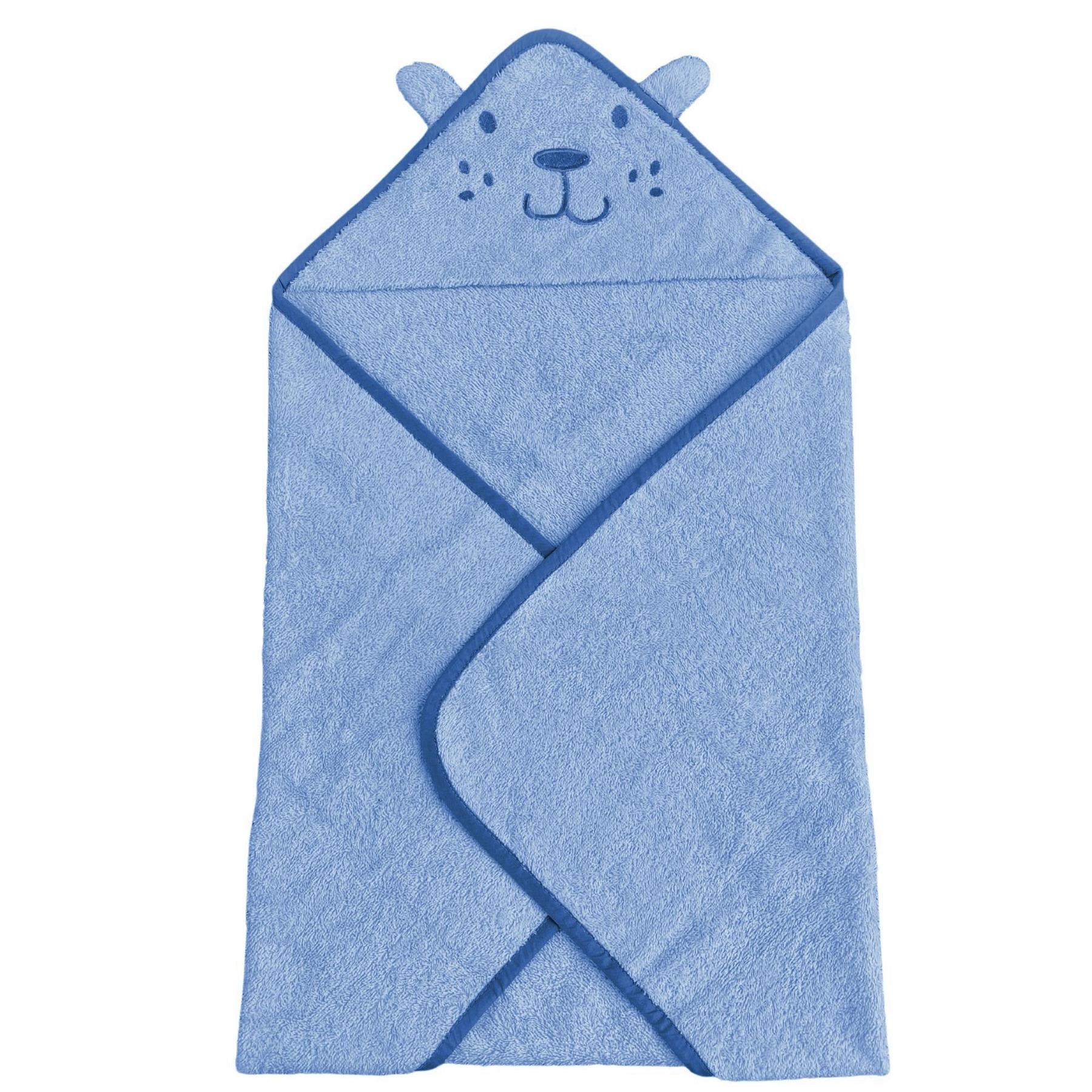 Hooded Blue Bath Towel
