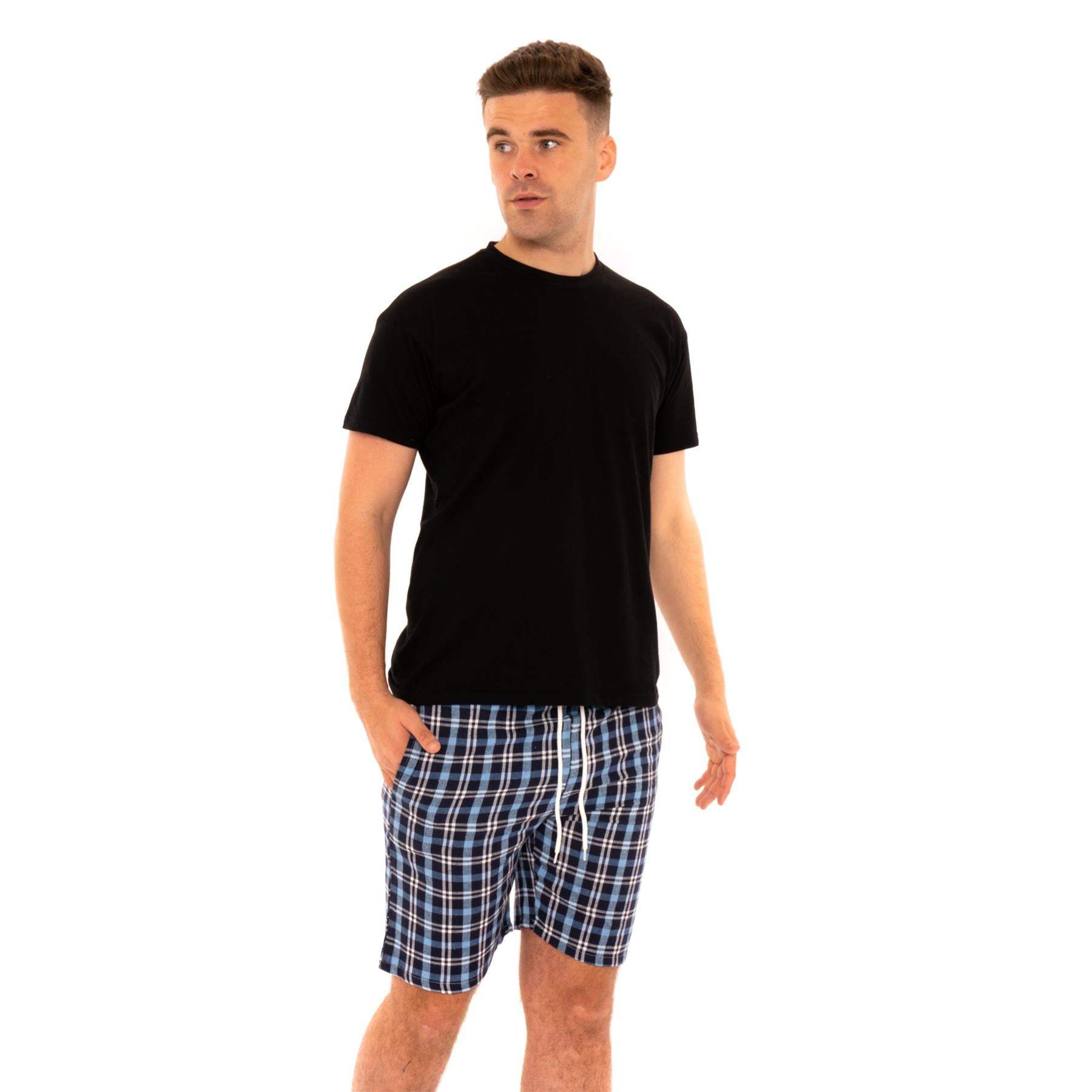 Woven Checked Shorts Pyjamas