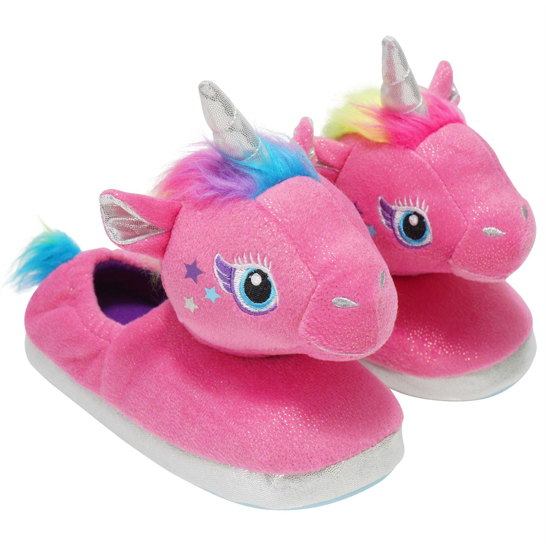 Pink Unicorn Novelty Slippers