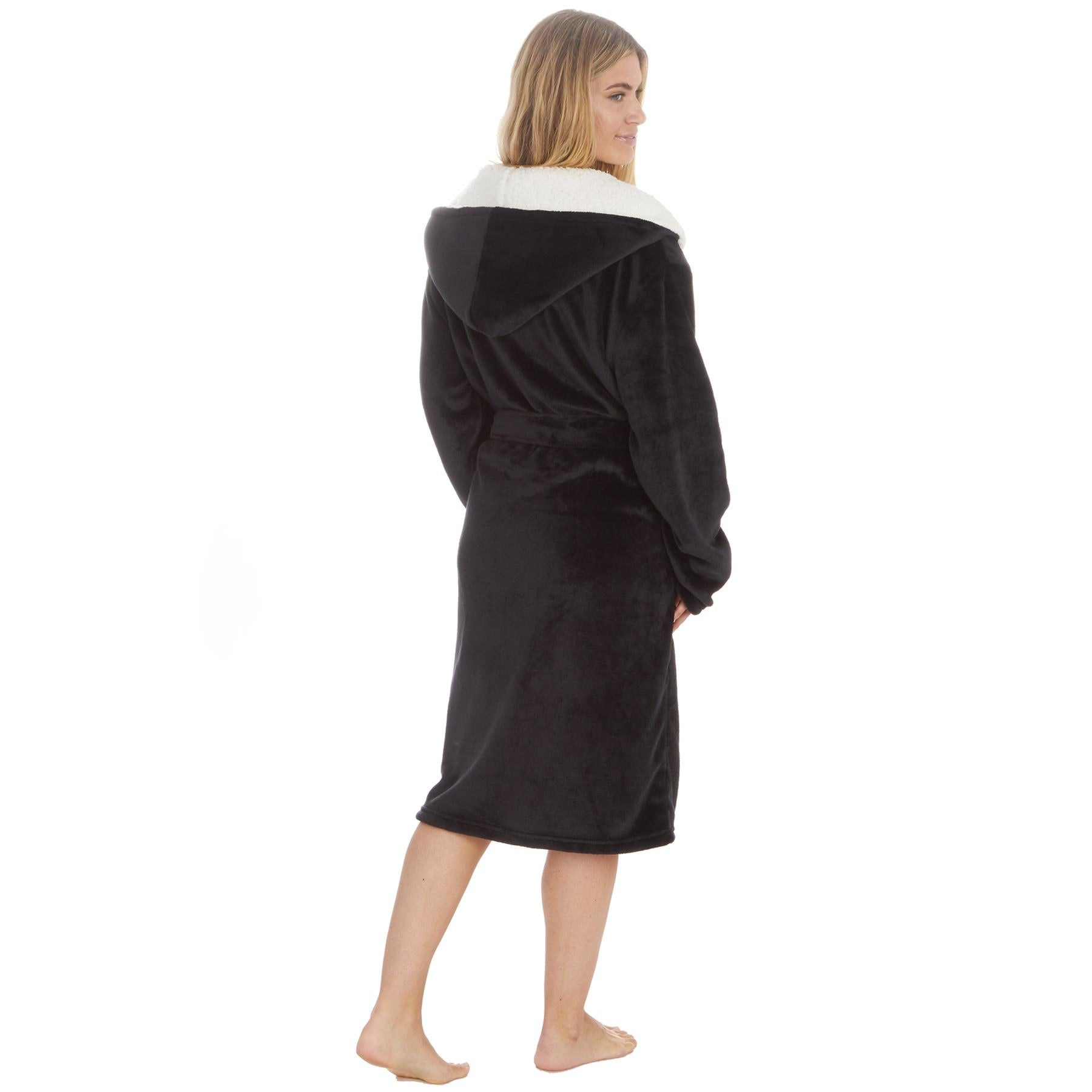 Snuggies Robe Black Snuggle Fleece Robe – Style It Up - Luxury Personalised Apparel