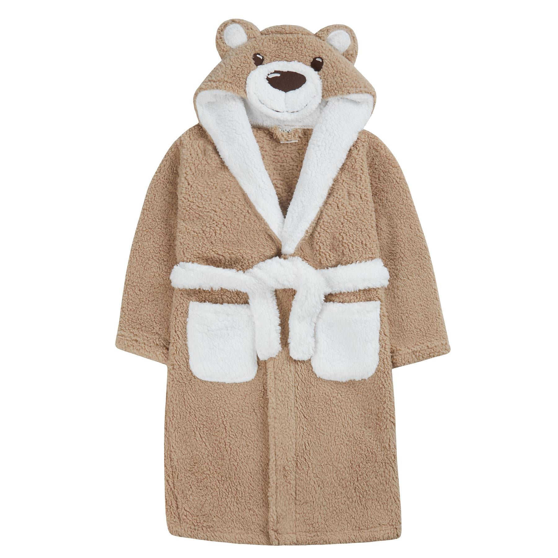 Unisex Kids Novelty Bear Robe