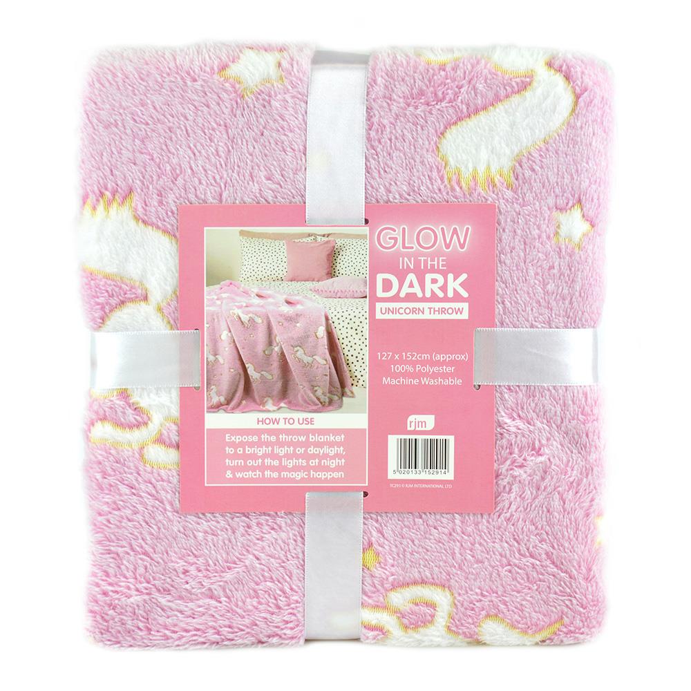 Dinosaur Glow In The Dark Blanket