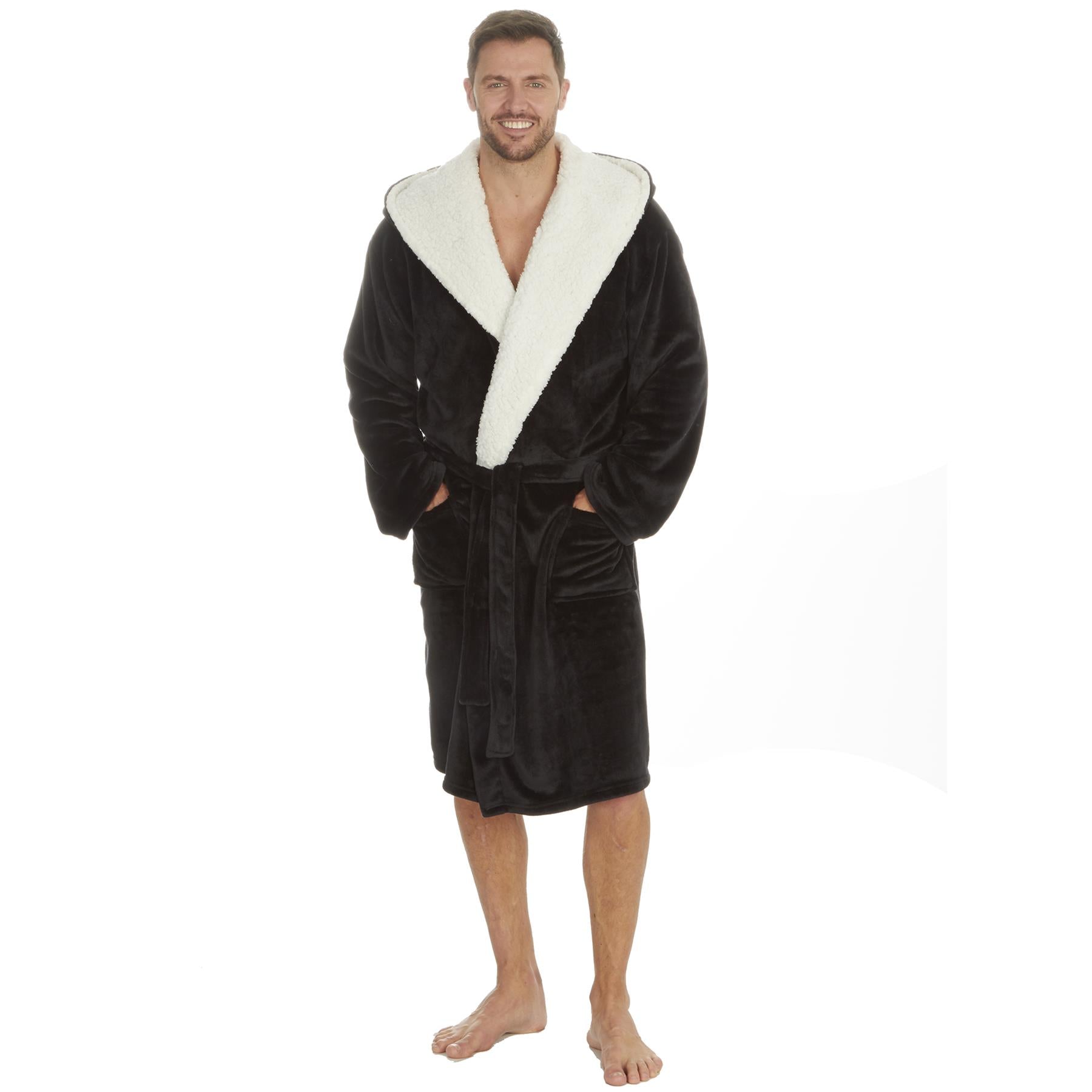 Charcoal Snuggle Fleece Robe
