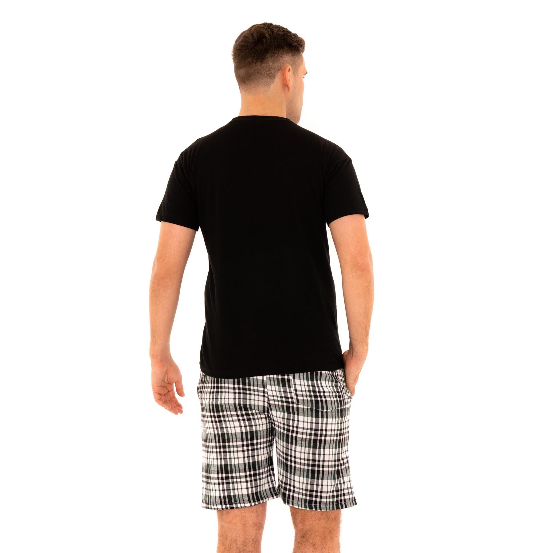 Woven Checked Shorts Pyjamas