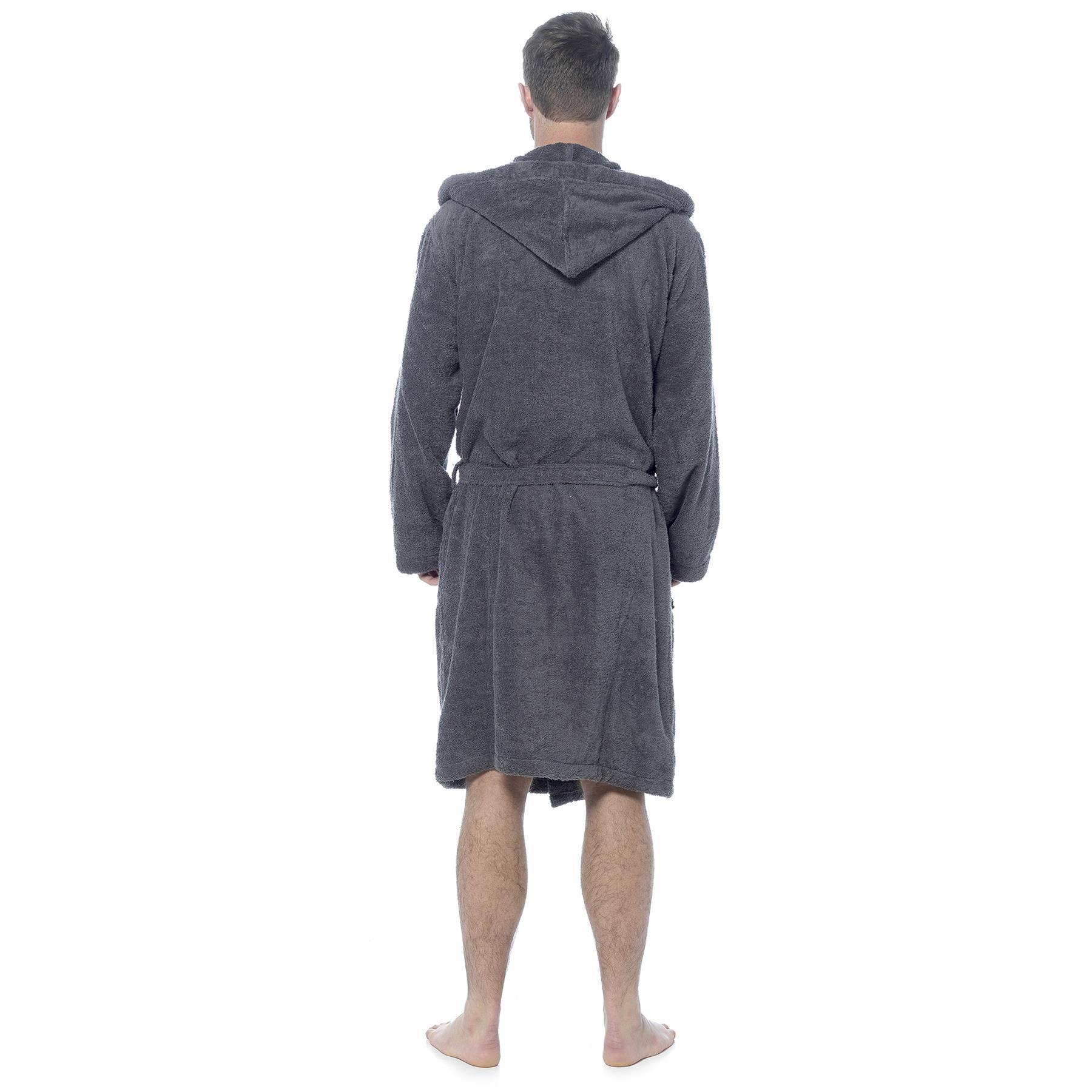 White Hooded Towelling Robe