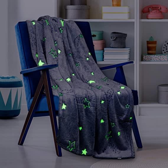Dinosaur Glow In The Dark Blanket