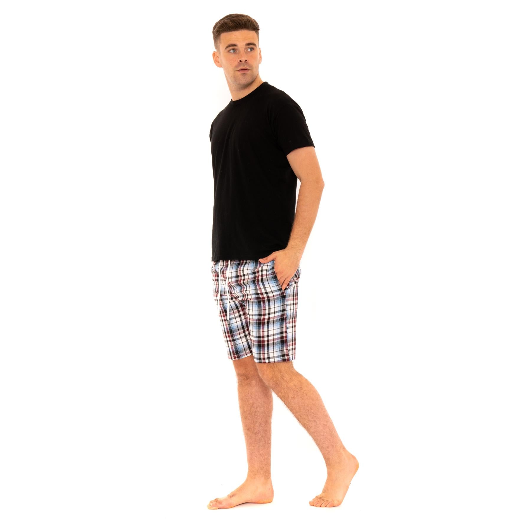 Woven Checked Shorts Pyjamas