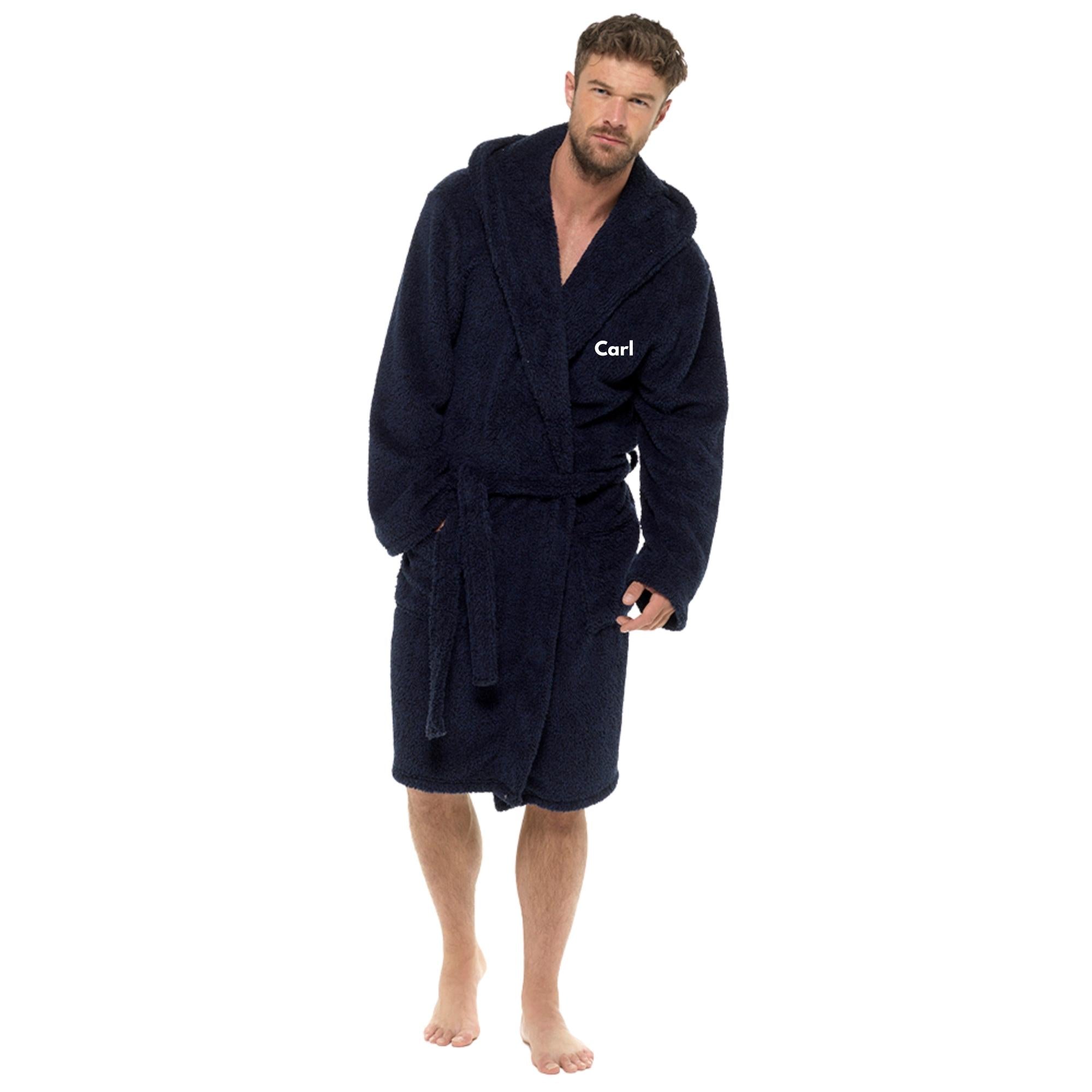 Navy Two Toned Robe