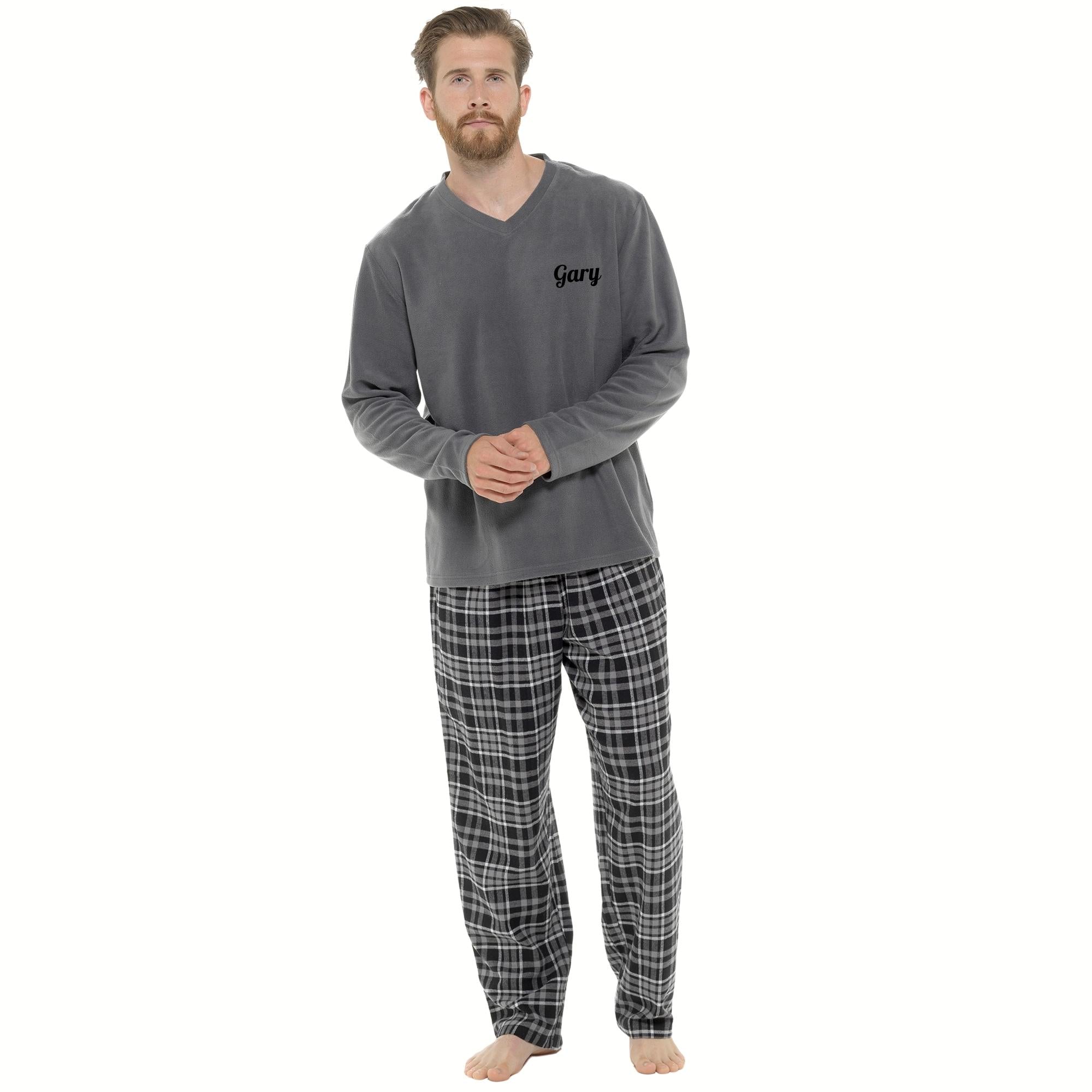 Grey Flannel Check Pants Pyjamas