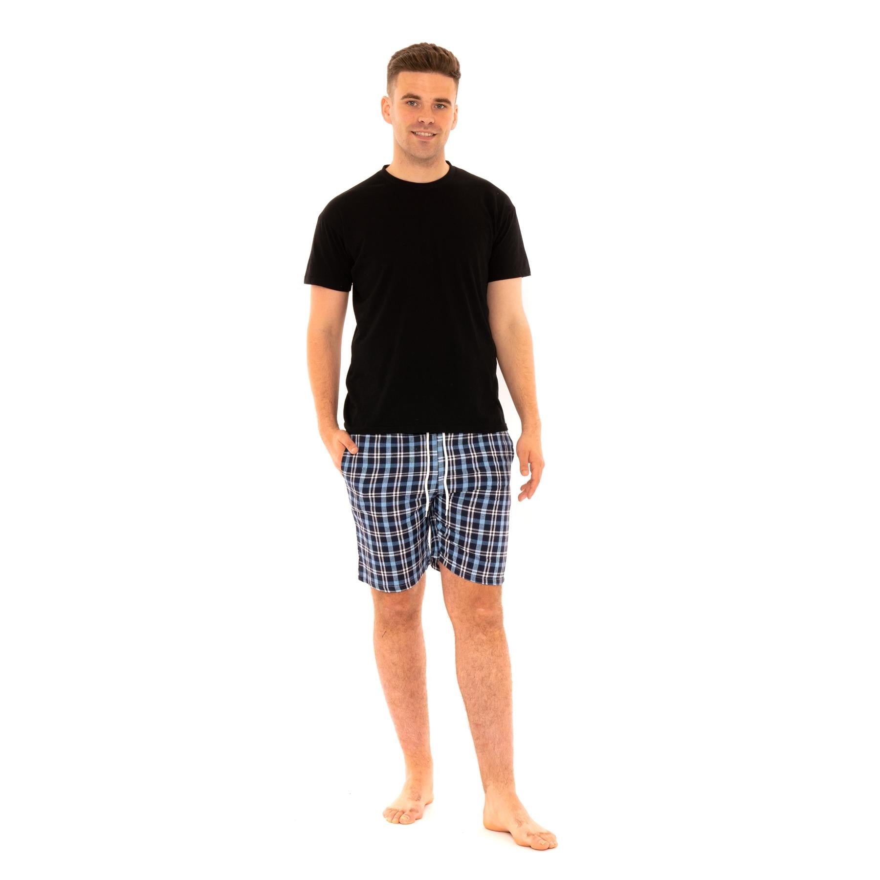 Woven Checked Shorts Pyjamas