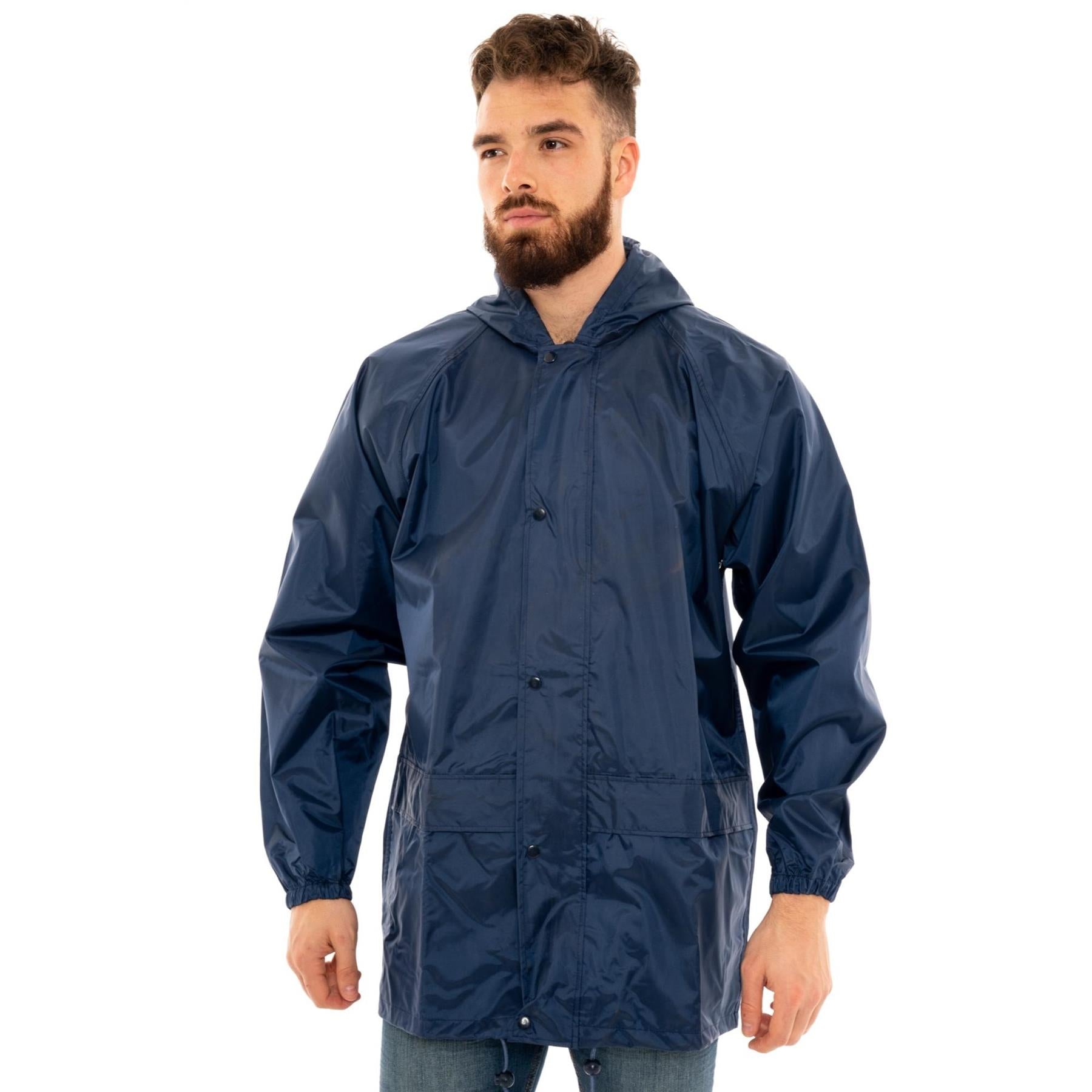 Navy Unisex Raincoat