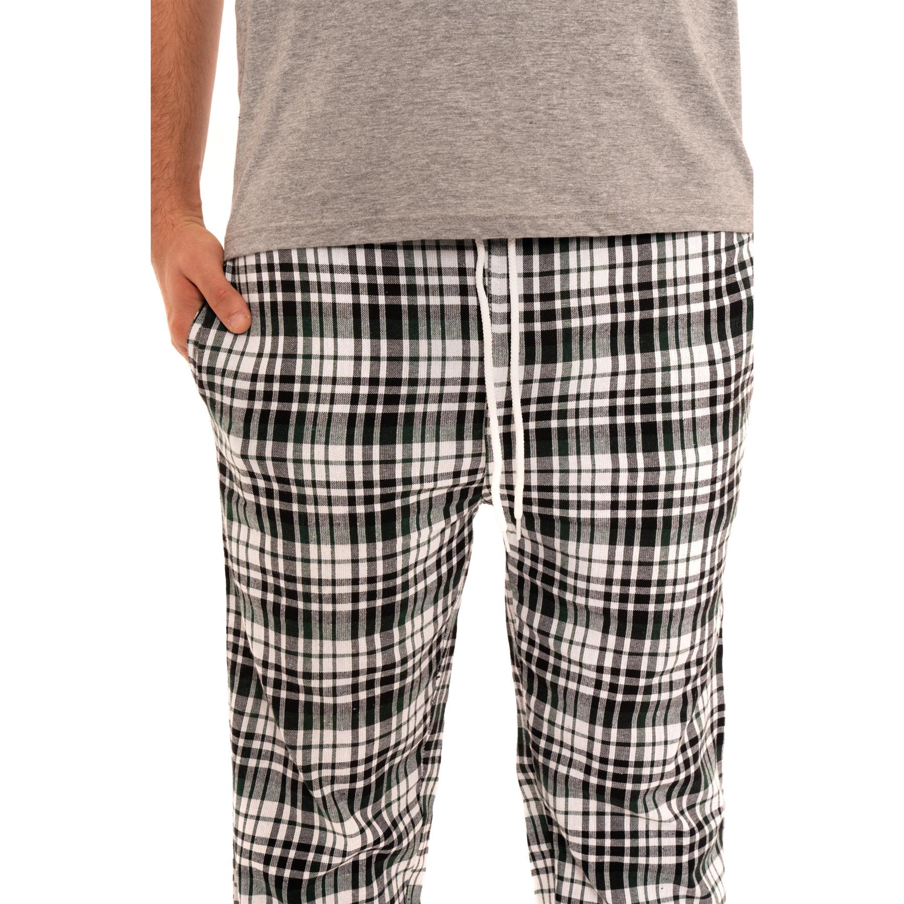 Woven Checked Pants Pyjamas