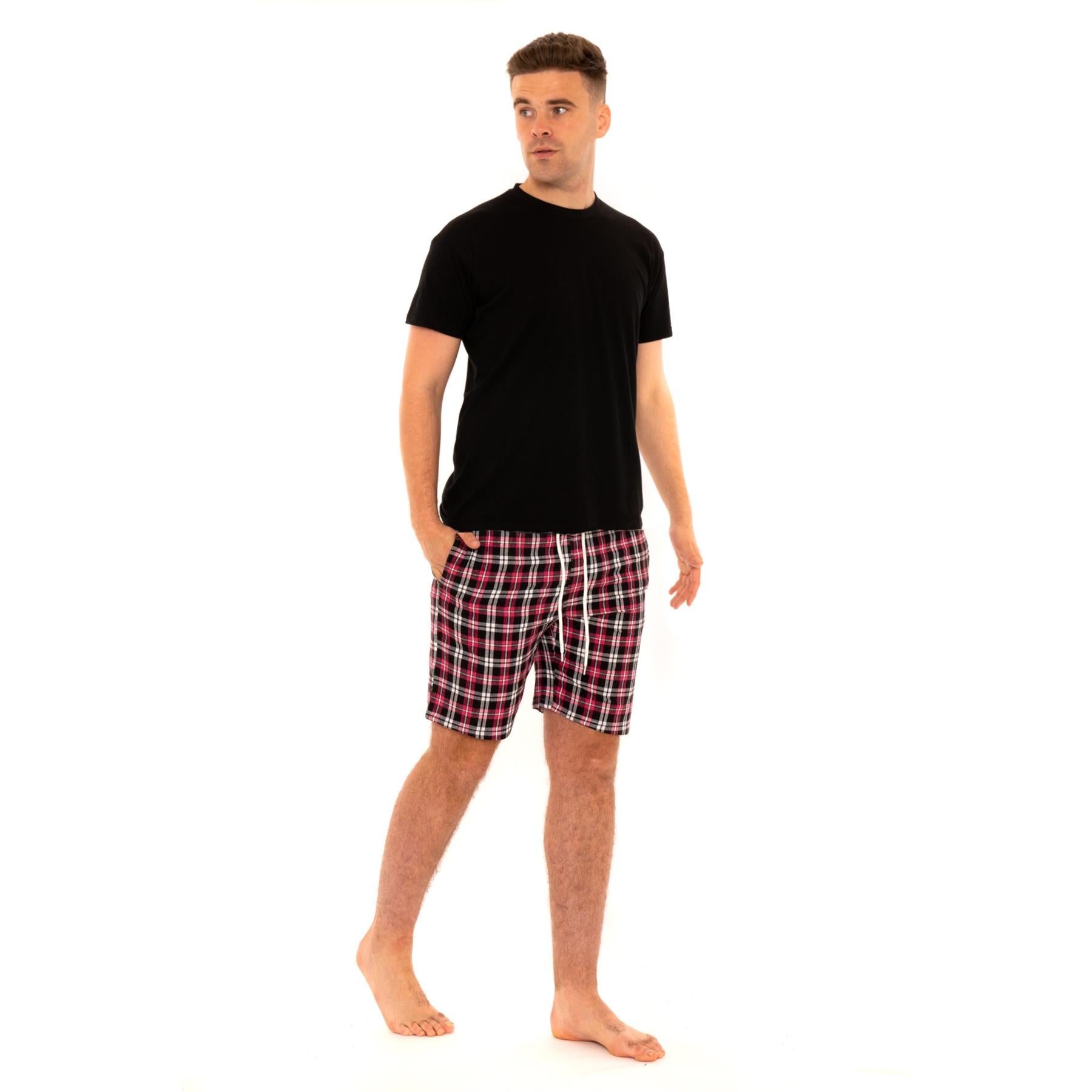 Woven Checked Shorts Pyjamas