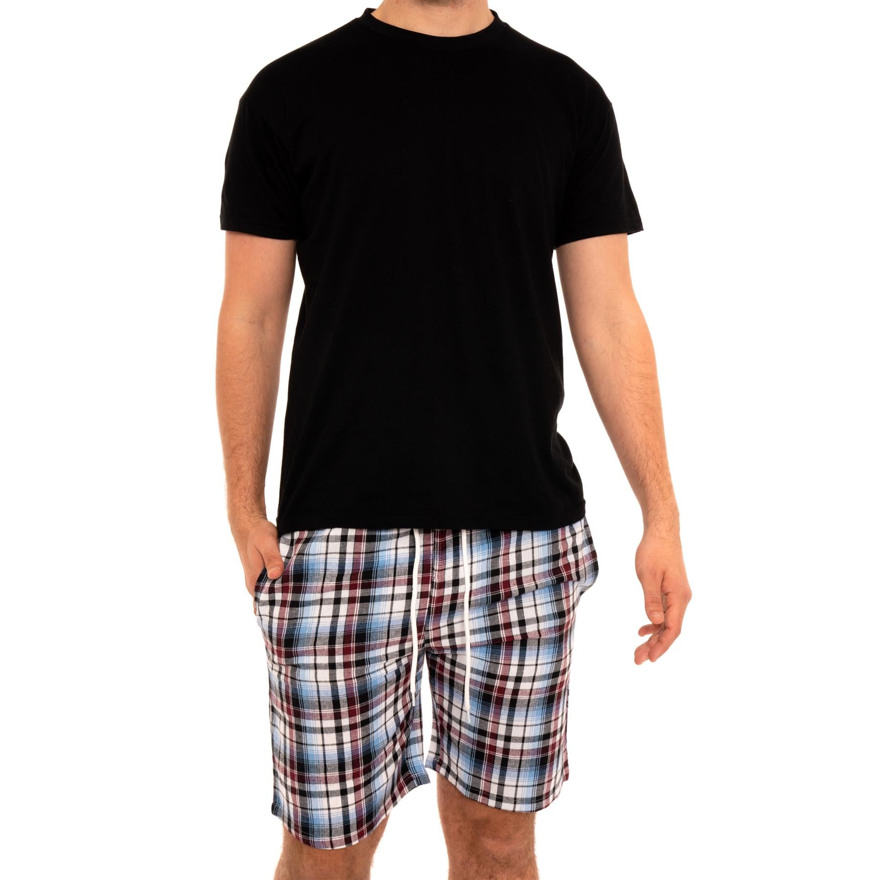 Woven Checked Shorts Pyjamas